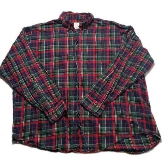 Brooks Brothers Other - Brooks Brothers 346 Flannel Shirt Men’s XL Red Blue Plaid Cotton Button-Down
